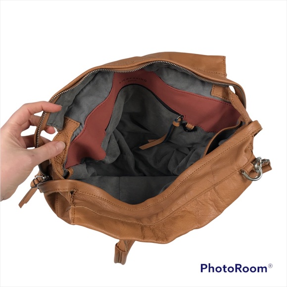 Liebeskind Berlin Tan Leather Hobo Satchel Bag - Picture 11 of 16